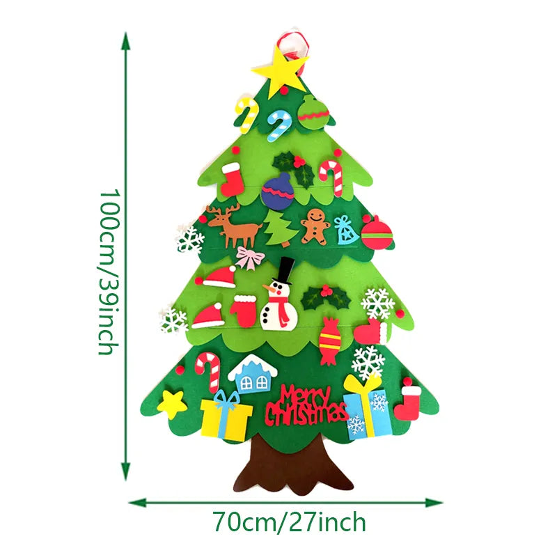 Kid's DIY Felt Christmas Tree