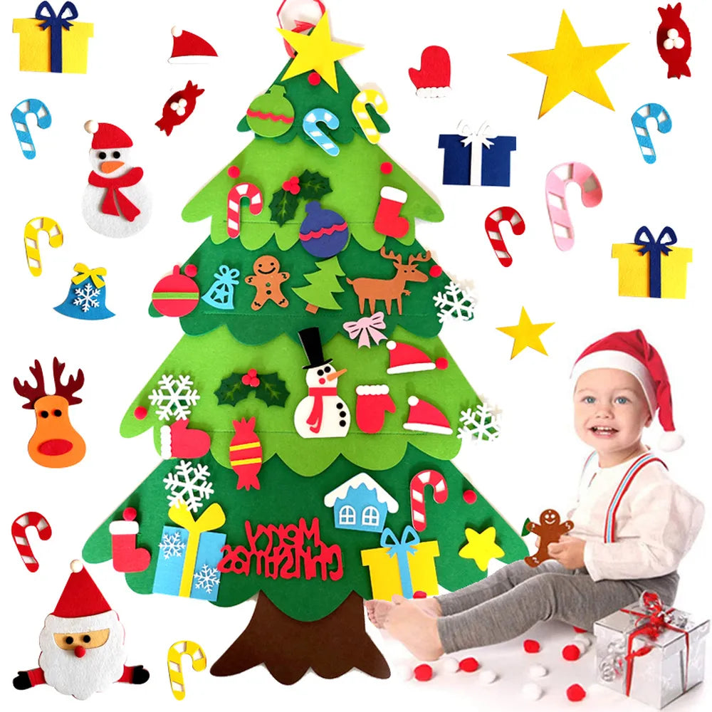Kid's DIY Felt Christmas Tree