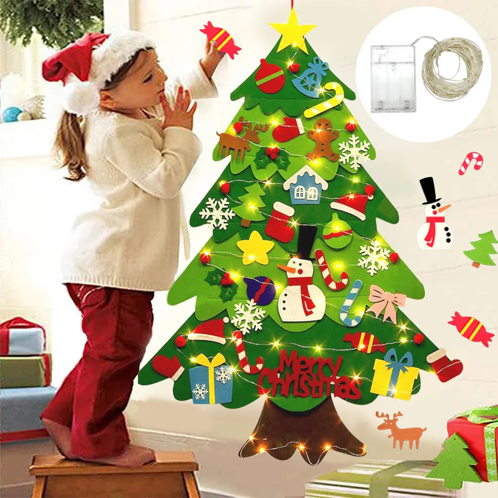 Kid's DIY Felt Christmas Tree