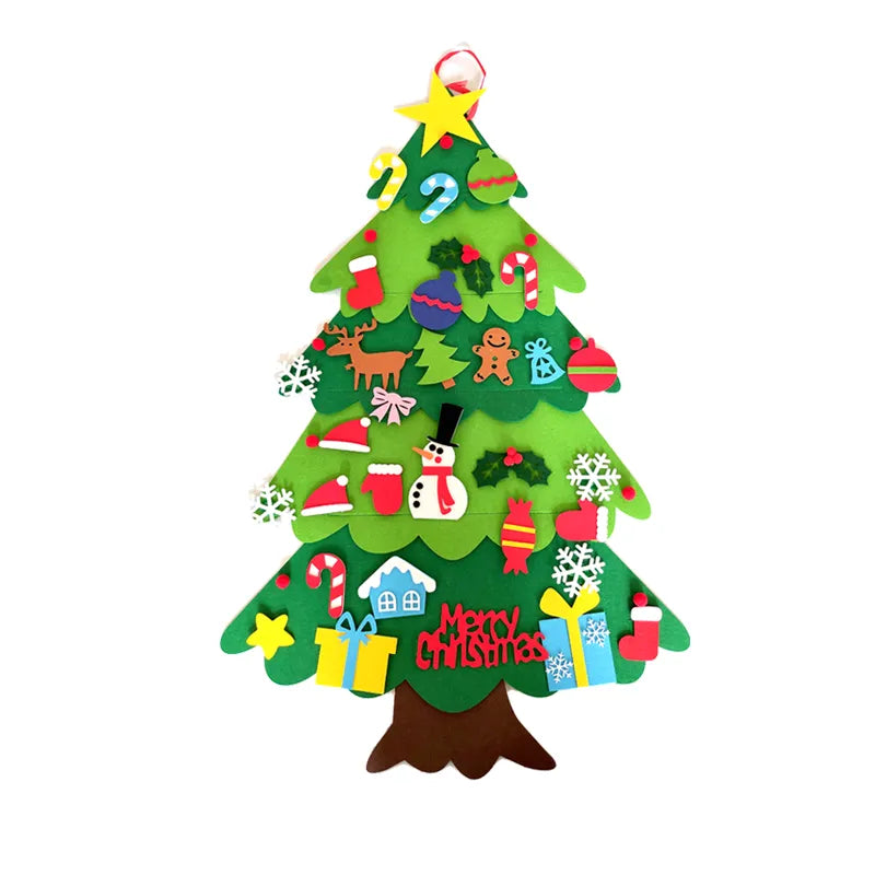 Kids diy 2024 felt christmas tree