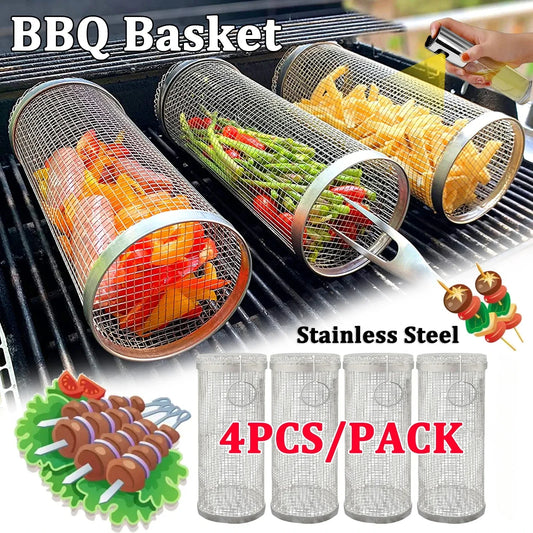 GrillMate Rolling Grill Baskets